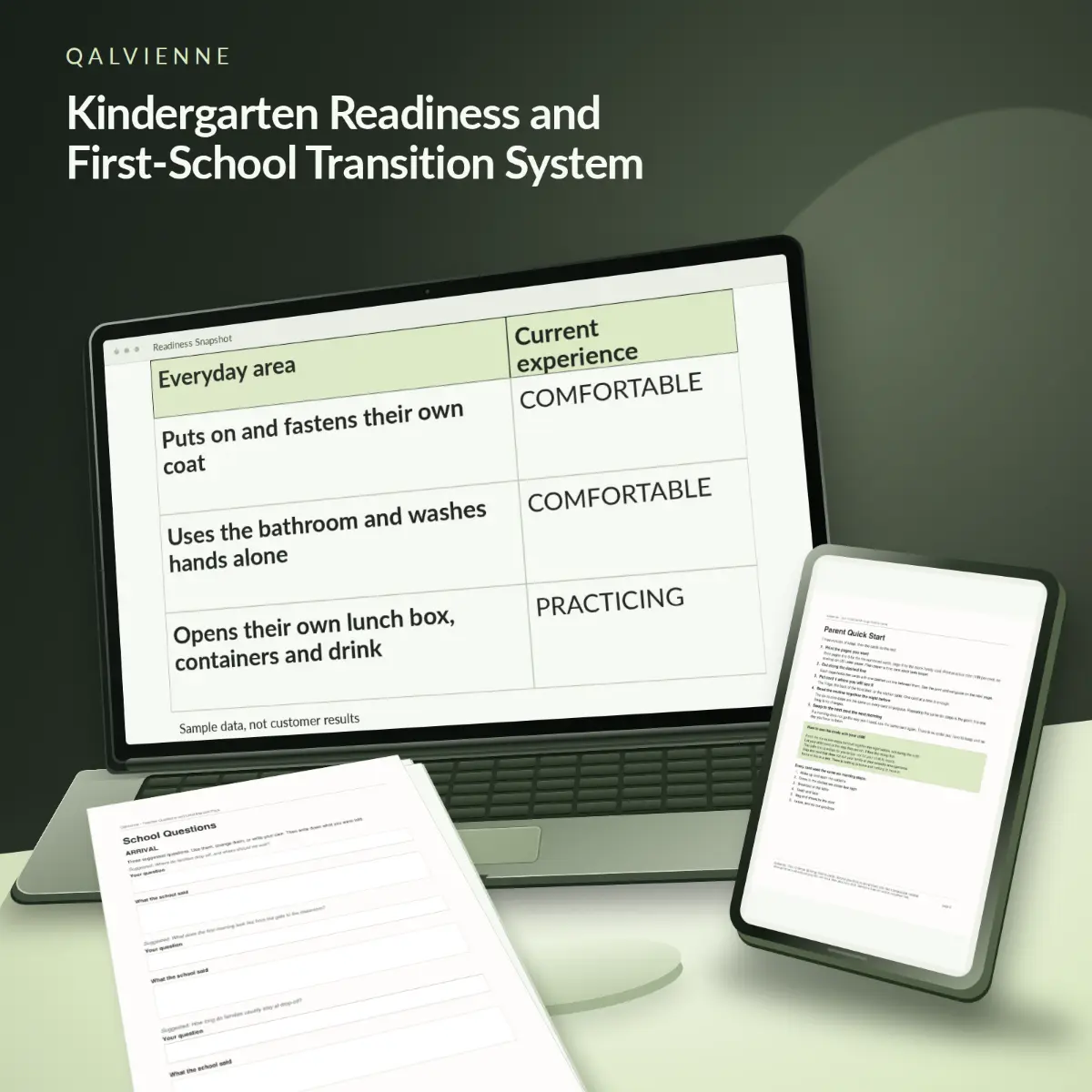 Kindergarten Readiness and First-School Transition System, photo 1