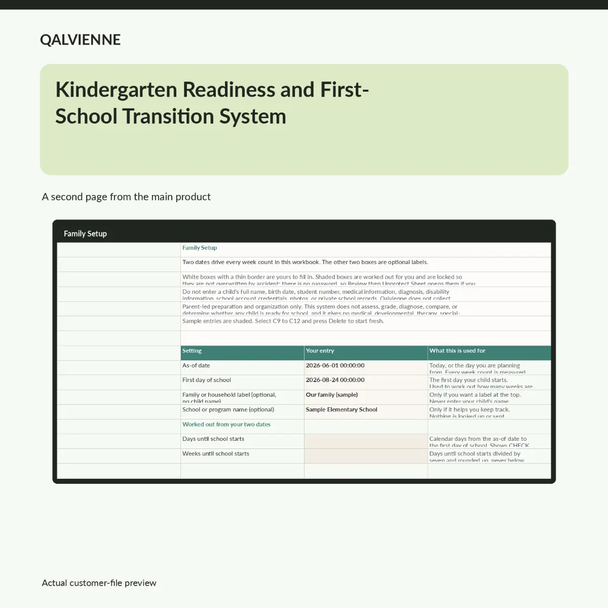 Kindergarten Readiness and First-School Transition System, photo 4